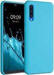 kwmobile Case Compatible with Samsung Galaxy A50 Case - TPU Silicone Phone Cover with Soft Finish - Ocean Blue