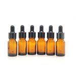 Yizhao 10ml Amber Dropper Bottle, Glass Tincture Bottle with [Glass Eye Dropper], for Essential Oils,Travel, Aromatherapy, Laboratory, Chemicals, Pharmacy–12 Pcs