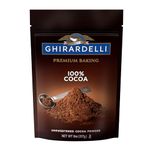 Ghirardelli Chocolate Unsweetened Cocoa Pouch, 8 Ounce