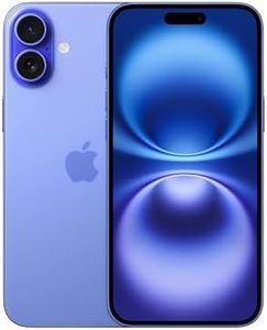 Apple iPhone 16 Plus 128 GB: 5G Mobile phone with Apple Intelligence, Camera Control, A18 Chip and a Big Boost in Battery Life. Works with AirPods; Ultramarine