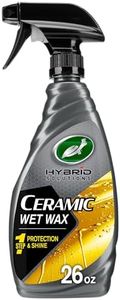 53410 Hybrid Solutions Ceramic Wet Wax, 1-Step Shine and Protection, Extreme Water Beading, Keeps Vehicle Cleaner for Longer, No Streaks, 26 oz.