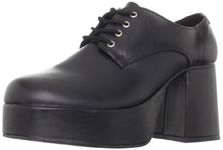 Funtasma by Pleaser Men's Jazz-02 Platform Oxford Shoes,Black (Polyurethane),11 & 12 UK(44/45 EU)