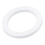 MECCANIXITY Silicone Rubber Flat Washer 2-1/2 Inch DN65 Gasket for Wrench Type Quick Connector, White Pack of 5