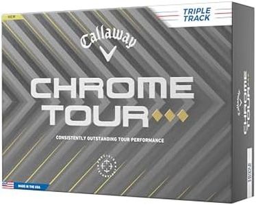 Callaway Golf Chrome Tour Triple Diamond Golf Balls (Triple Track (White)