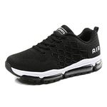 Running Shoes Mens Womens Trainers Lightweight Outdoor Sports Shoes Tennis Athletic Gym Fitness Walking Run Jogging Walking Casual Blackwhite03 39