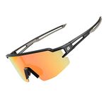 ROCKBROS Polarized Sunglasses for Men Women UV Protection Cycling Sunglasses Sport Glasses Bike Running Driving Fishing Golf Sunglasses