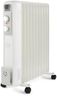 Geepas Oil Filled Radiator Heater 2500W, 11 Fin | Portable Electric Heater 3 Heat Settings | Adjustable Thermostat Safety Cut-off Overheat Protection Energy Efficient Heating | 2 Year Warranty White