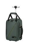 American Tourister Take2Cabin - Ryanair Cabin Bag 40 x 25 x 20 cm, 20 L, 1.40 kg, Wheeled Backpack, Hand Luggage, Airplane Backpack S Underseat, Green (Dark Forest)