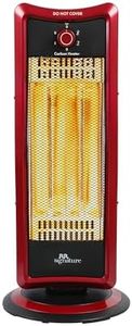 RR Signature NFERNO CARBON Room Heater 1000 Watt | 180 Degree Oscillation | Tip Over Protection |2 Heat Settings (500 W/ 1000 W) | 2 Year Warranty (Maroon)
