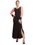 Sheetal Associates Women's Casual Full Sleeve Maxi Bodycon Dress