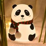 Mogadget Night Lamp, Night Lamp for Kids, Silicone Cute Little Panda Table Lamp, Birthday Gift for Girls/Boys, Colour Changing with USB Rechargeable Night Light(PandaLamp)