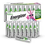 Energizer Rechargeable AA Batteries, Recharge Universal Double A Battery Pre-Charged, 16 Count