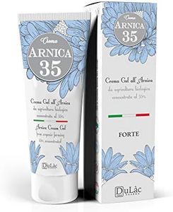 - THE MOST CONCENTRATED - Gel Cream with 35% concentrated Arnica - ELIMINATES BRUISING, REDUCES SWELLING, MUSCLE AND JOINT PAINS - 75 ml CONVENIENT SIZE