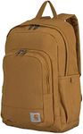 CARHARTT Essentials Backpack with 17-inch Laptop Sleeve for Travel, Work and School, Carhartt Brown