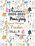 Speech Therapist Gift: Planners for Speech Therapist Teachers: Two (2) Years Monthly Planner & Personal Appointment Scheduler, Logbook with 24 Months Calendar