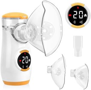 Nebulizer - Portable Nebulizer for Adults and Kids, Ultra-Quiet Nebulizer Machine with Intuitive LED Interface and Auto-Cleaning Travel and Home Use