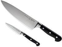 Messermeister Meridian Elite Chef & Parer Set - Includes 8" Stealth Chef's Knife & 3.5" Paring Knife - Rust Resistant & Easy to Maintain