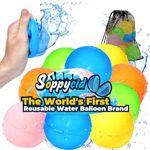 UCIDCI Water Balloons Reusable Quick Fill - Self Sealing Silicone Water Balls for Kids with Mesh Bag, Outdoor Summer Fun Water Toys for Outdoor Activities, Summer Party, Water Park, Family Game