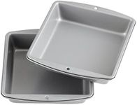 Wilton Recipe Right - 8-Inch Non-Stick Square Cake Pans, Multipack of 2