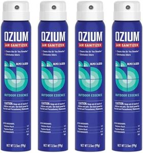Ozium 3.5 Oz. Air Sanitizer & Odor Eliminator 4 Pack for Homes, Cars, Offices and More, Outdoor Essence, 4 Pack