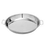BBQ Future Restaurant-Grade Stainless Steel Pizza Pan Cake Pan, 13 inch Round Baking Tray Nordic Ware Pizza, and Fits 22.5 inch Weber Charcoal Grills