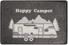 Aucuda Happy Camper RV Door Mat for