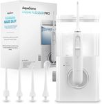 Aqua Flosser PRO - Professional Countertop Water Flosser - Oral Irrigator with 2 Modes and 10 Pressure Levels - Dentist Recommended - Flossing Made Easy