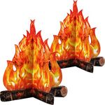 3D Decorative Cardboard Campfire Ce