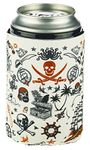 Funny Guy Mugs Pirate Collapsible Neoprene Can Coolie - Drink Cooler