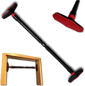 MuscleForge® Barre de Traction réglable 73-105 cm pour Cadre de Porte sans vis, avec Fonction de Fixation Innovante, Pull Up Bar pour Chin-ups, Calisthenics, Home Gym