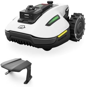 MAMMOTION YUKA mini 2 1000 Robot Tondeuse sans Fil Périmétrique avec Garage Standard – Jusqu’à 1000 m², Navigation 360° LiDAR + caméra avec Pilotage par IA, détection de Plus de 300 Obstacles, DropMow