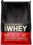 Gold Standard 100% Whey Protein Powder | Whey Protein Isolate Sourced | 24g Protein, 5.5g BCAAs, 11g EAAs | Low Carb, Low Sugar, Gluten Free | 141 Servings, 10LB (Extreme Milk Chocolate)