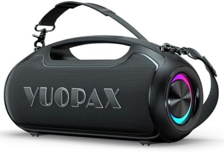 VUOPAX Bluetooth Speaker, 200W Peak Portable Speakers Wireless w/Bass Boost