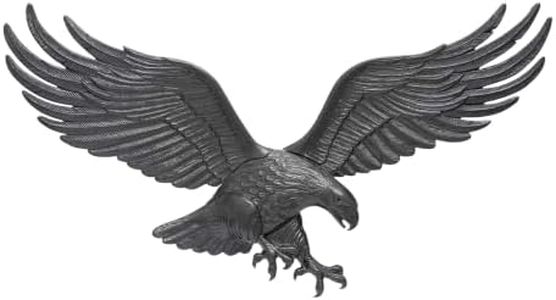 Whitehall Products Decorative Wall Eagle, 36-Inch, Black