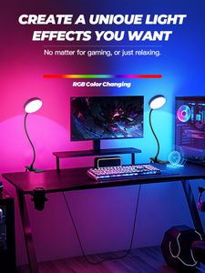 ReinHoo RGB Desk Lamp – Color Changing LED Table Light