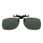 Imported MagiDeal Polarized UV 400 Clip On Sunglasses Deep Green Lens Glasses L