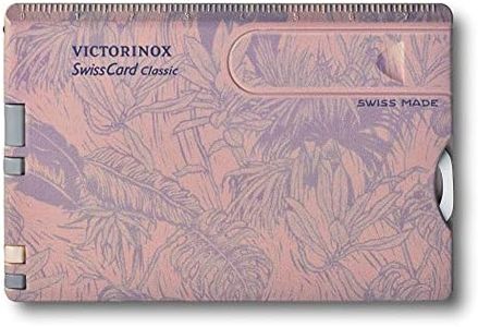 Victorinox 0.7155 Swisscard Classic Spring Spirit 81mm The Perfect Functional Companion for Your Wallet or Handbag in Lilac 3.2 inches