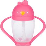 Lollaland Lollacup - Infant/Toddler Sippy Cup with Straw - Posh Pink