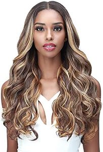 Bobbi Boss HD Lace Front Wig MediFresh 13X4 Deep Lace MLF244 Tania (Off Black 1B)