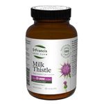 ST FRANCIS HERB FARM Milk Thistle (60 Capsules) Liver Function Optimization and Detox Support for Health and Wellness (1 Container) Organic Herbs, Vegan, Vegetarian, Made in Canada Since 1988