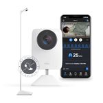 Miku Pro Upgrade Baby Monitor Camera with Wall Mount & Floor Stand - Real-Time Breathing & Sleep Tracking, Contact-Free with Instant Alerts, Enhanced Awareness for Safe Sleep