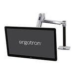 Ergotron – LX HD Sit-Stand Single Monitor Arm, VESA Desk Mount – for Monitors Up to 49 Inches, 14 to 30 lbs – Polished Aluminum