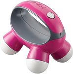 HoMedics QuaD Portable Electric Hand Held Vibration Massager Body/Back - Pink