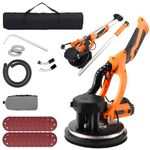 OKSTENCK Electric Drywall Sander with Vacuum with Vacuum Dust Collector ，LED Light,Telescopic Handle，20 Sanding Discs