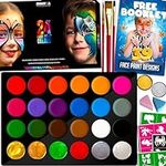 Zenovika Face Painting Kit for Kids