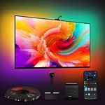 Govee TV Backlight for 75-85 inch TVs, 16.4ft DreamView T1 RGBIC WiFi TV Backlights with Camera, Works with Alexa & Google Assistant, App Control, RGBIC LED Lights for TV with Scene Mode