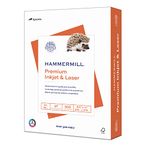 Hammermill Printer Paper, Premium Inkjet & Laser Paper 24 lb, 8.5 x 11 - 1 Ream (500 Sheets) - 97 Bright, Made in the USA