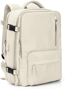 VGCUB Large Travel Backpack Women, Carry On Backpack School Bag laptop backpack for Women, C-beige, Standard Sive, Travel Backpacks