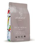 Lifeboost Coffee Medium Swiss Water Decaf Coffee Whole Bean - Low Acid Single Origin USDA Decaf Organic Coffee - Fair Trade Coffee Beans Third Party Tested For Mycotoxins & Pesticides - 12 Ounces