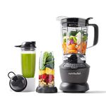 NutriBullet ZNBF30500ZC Blender Combo 1200 Watt, with Single Serve Cups, Dark Gray